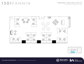 1301 Fannin St, Houston, TX for lease Floor Plan- Image 1 of 2