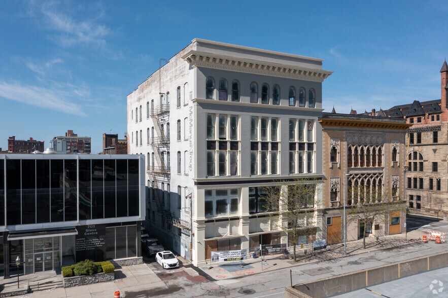 713-715 Jefferson Ave, Toledo, OH for sale - Primary Photo - Image 1 of 1