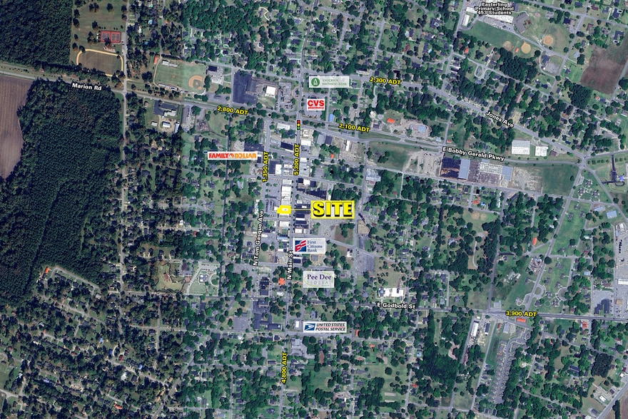 307 N Main St, Marion, SC for sale - Aerial - Image 2 of 4