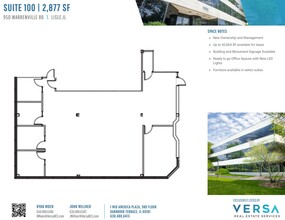 950 Warrenville Rd, Lisle, IL for sale Floor Plan- Image 1 of 2