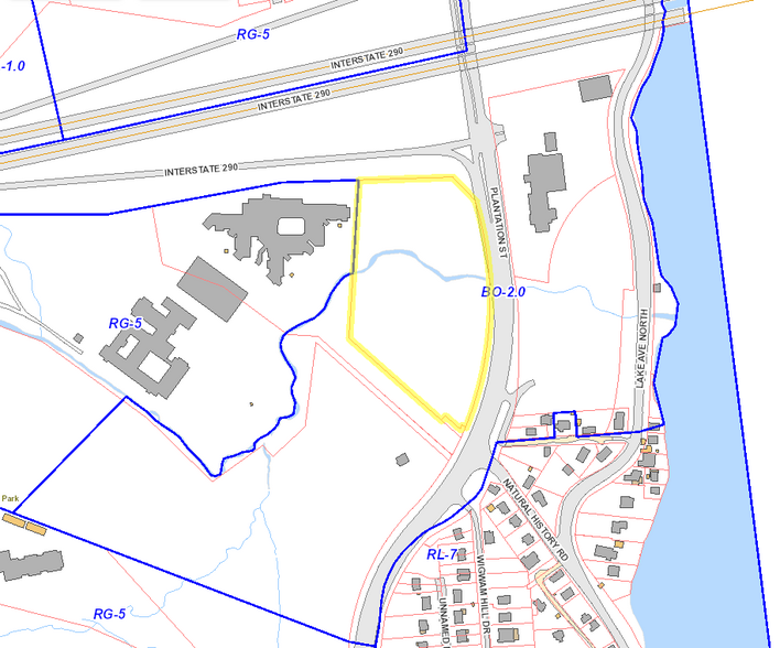 561 Plantation Street st, Worcester, MA for sale - Plat Map - Image 2 of 4