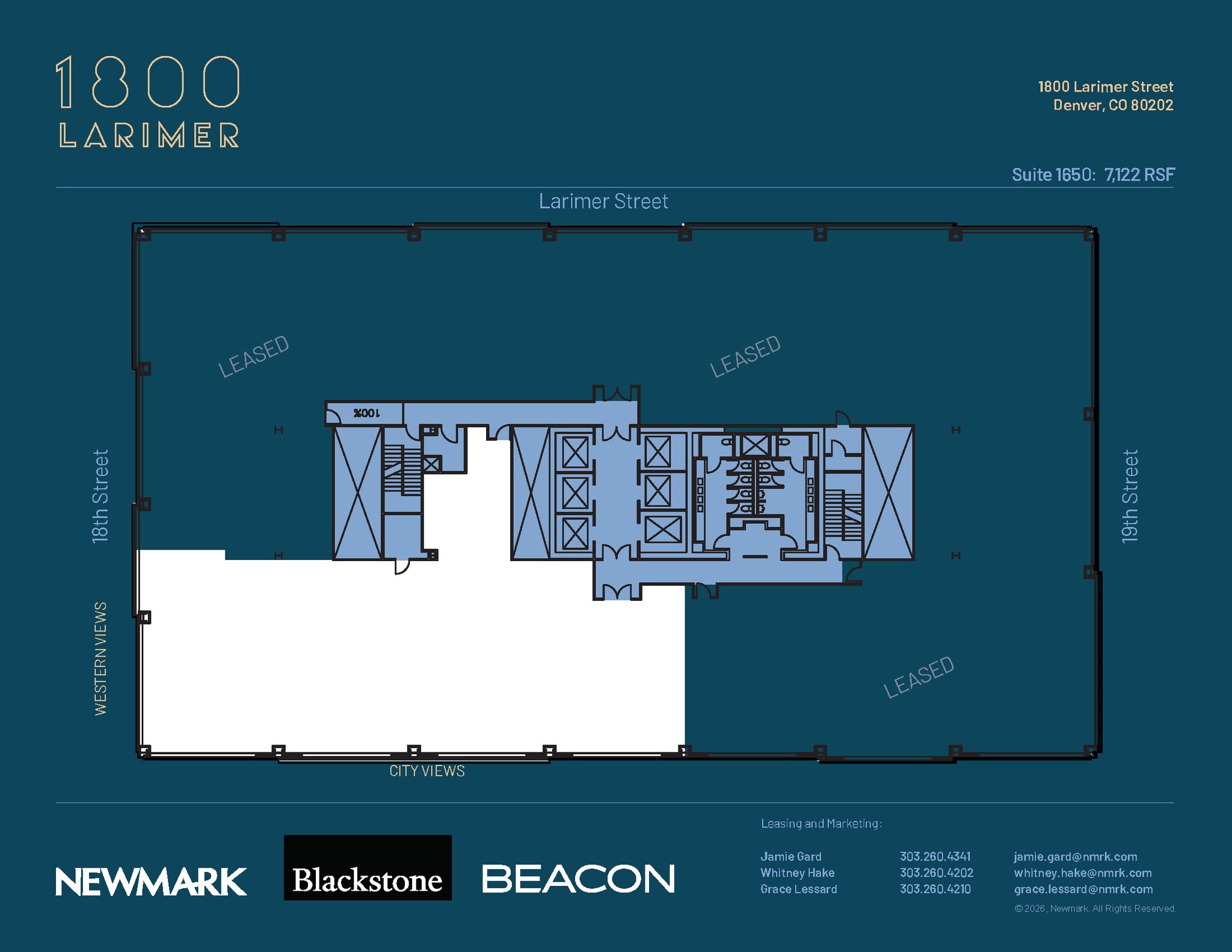 1800 Larimer St, Denver, CO for lease Floor Plan- Image 1 of 1