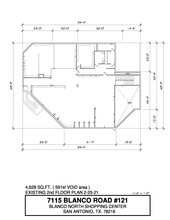 7115 Blanco Rd, San Antonio, TX for lease Floor Plan- Image 2 of 2