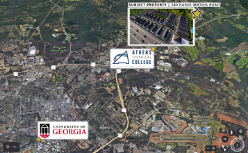 280 Harve Mathis Rd., Athens, GA - aerial  map view - Image1