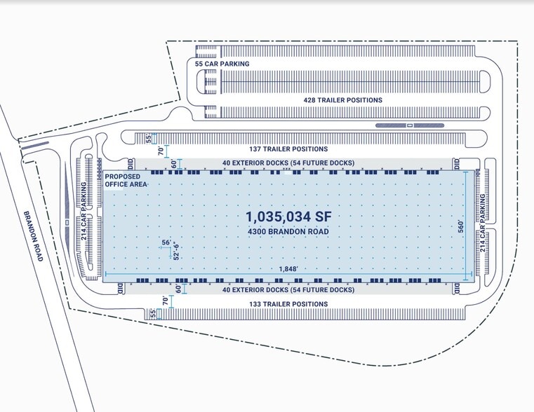 4300 N Brandon Rd, Elwood, IL for sale - Site Plan - Image 1 of 1
