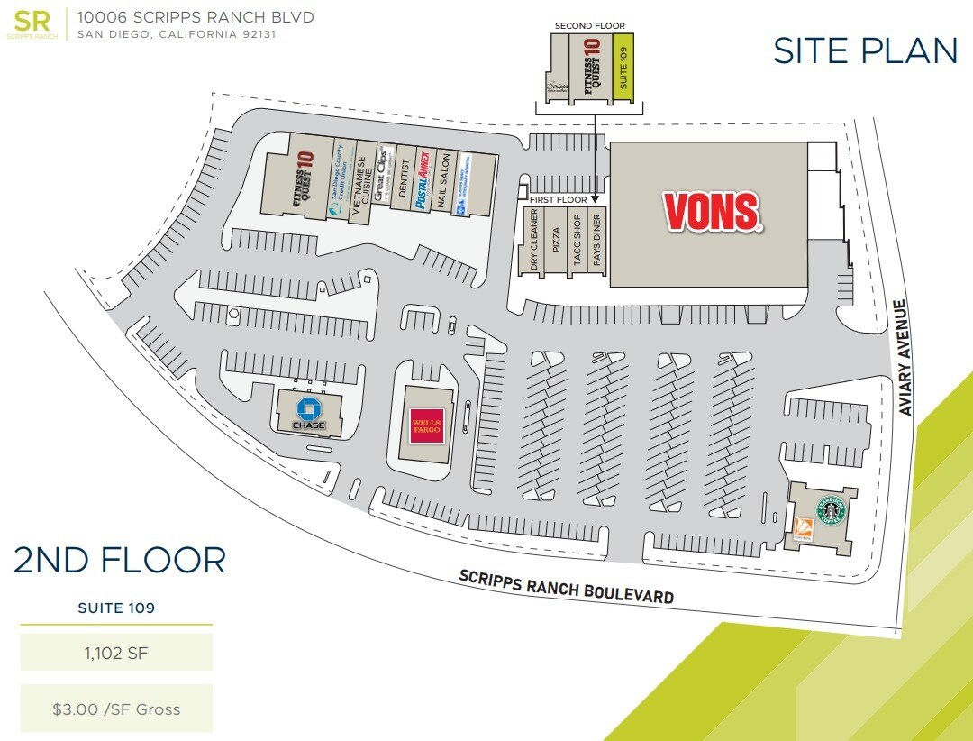 10006 Scripps Ranch Blvd, San Diego, CA for lease Site Plan- Image 1 of 1