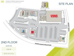 10006 Scripps Ranch Blvd, San Diego, CA for lease Site Plan- Image 1 of 1