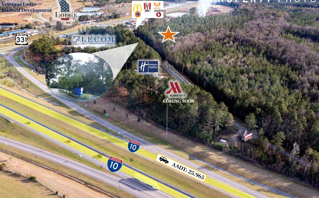 1 Coy Burgess loop, Defuniak Springs, FL for sale Aerial- Image 1 of 4