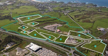 C3 Parc Cybi, Holyhead, GWN - AERIAL map view