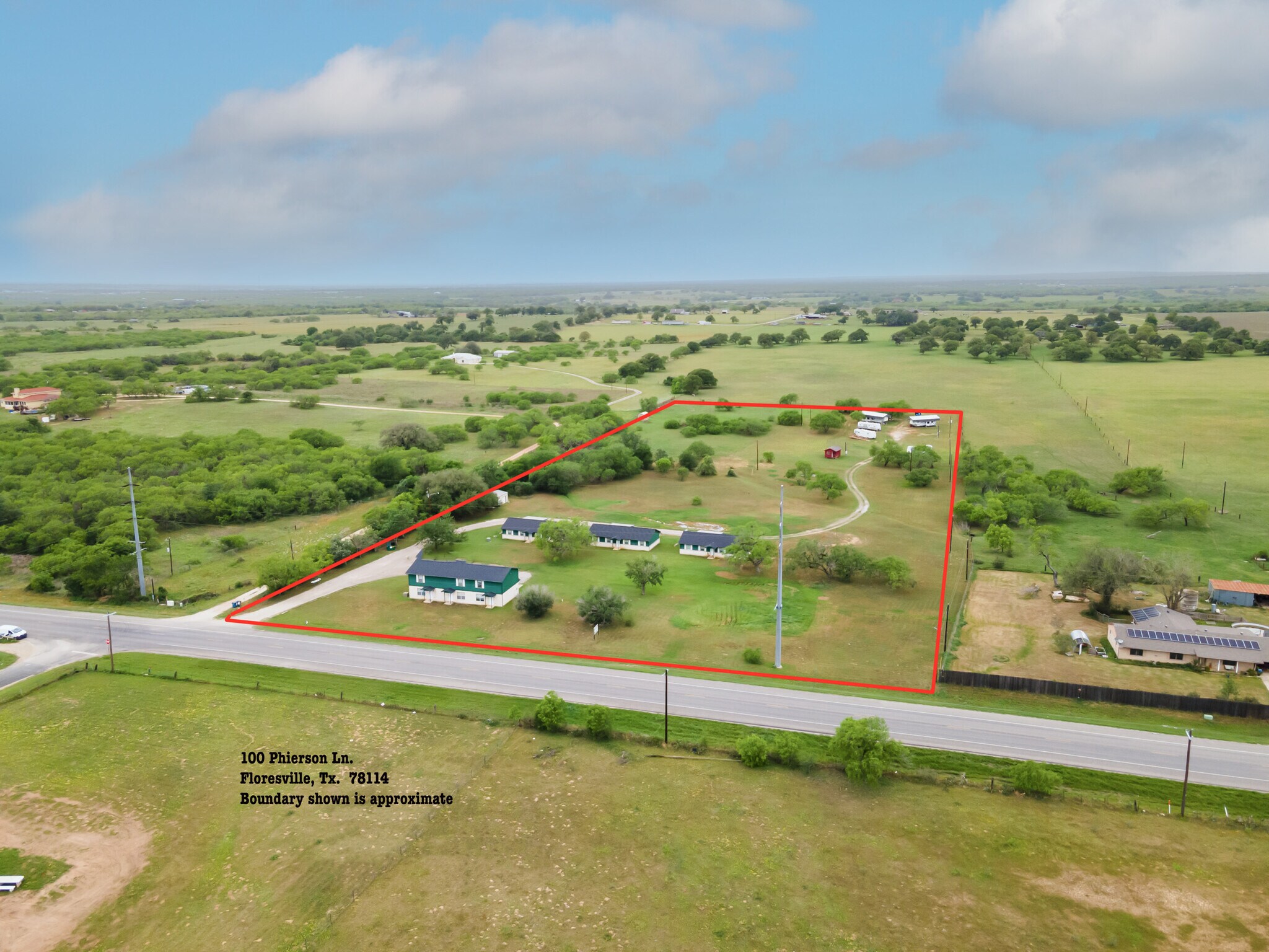 100 Phierson, Floresville, TX for sale Aerial- Image 1 of 1