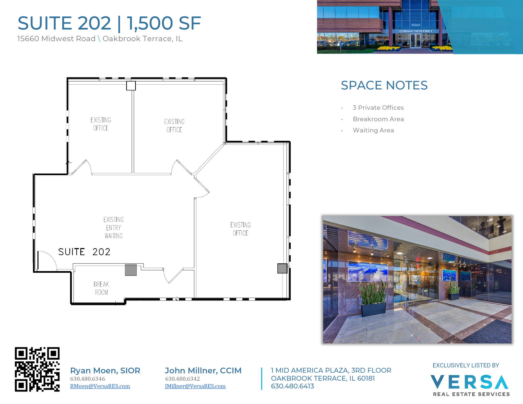 1S660 Midwest Rd, Oakbrook Terrace, IL for lease Floor Plan- Image 1 of 1