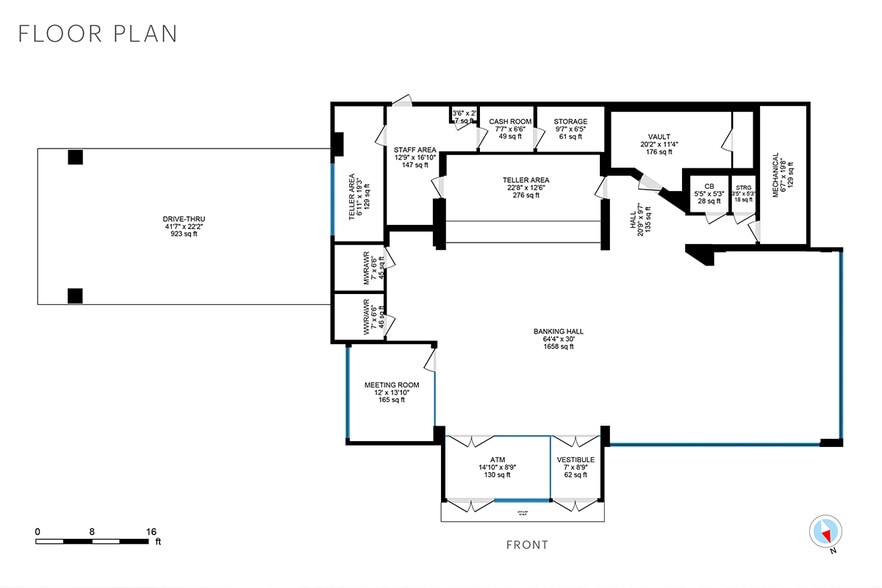 555 Warren Ave, Spring Lake Heights, NJ for sale - Floor Plan - Image 2 of 3