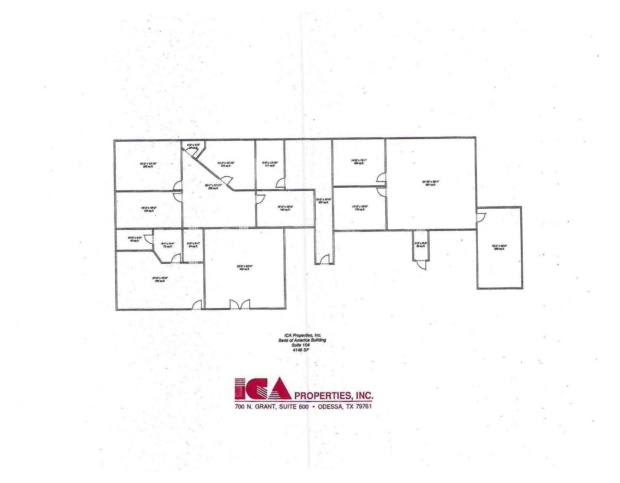 700 N Grant Ave, Odessa, TX for lease Floor Plan- Image 1 of 6
