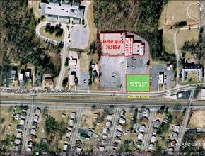 1340 W Main St, Danville, VA - AERIAL  map view