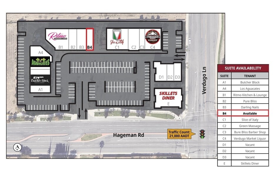 10606 Hageman Rd, Bakersfield, CA for lease - Site Plan - Image 2 of 4
