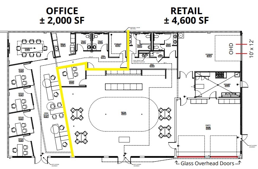 2107-2111 Granby St, Norfolk, VA for lease Floor Plan- Image 1 of 1