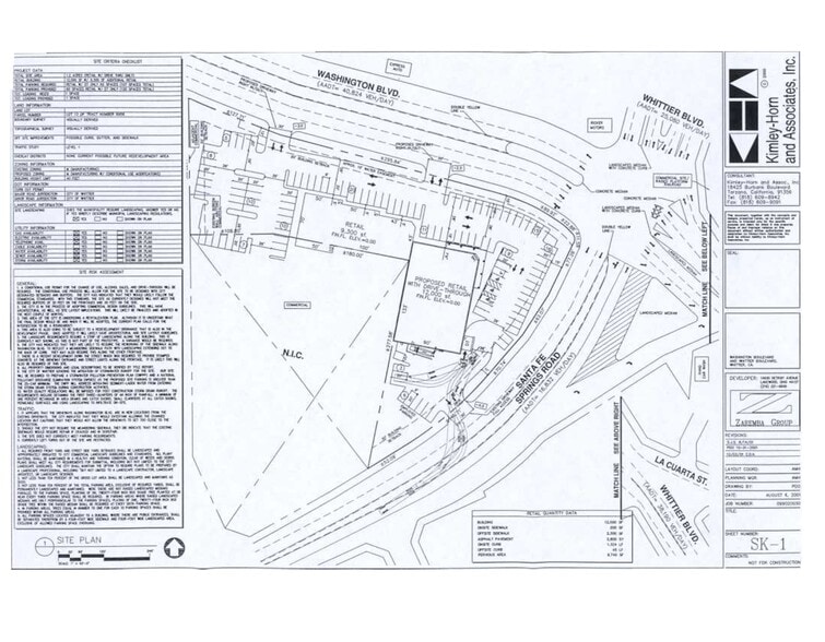 12550-12560 Whittier Blvd, Whittier, CA for lease - Site Plan - Image 2 of 7