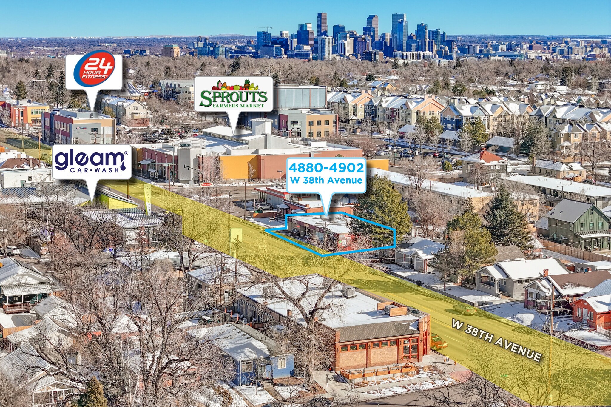 4880-4902 W 38th Ave, Denver, CO for lease Building Photo- Image 1 of 8