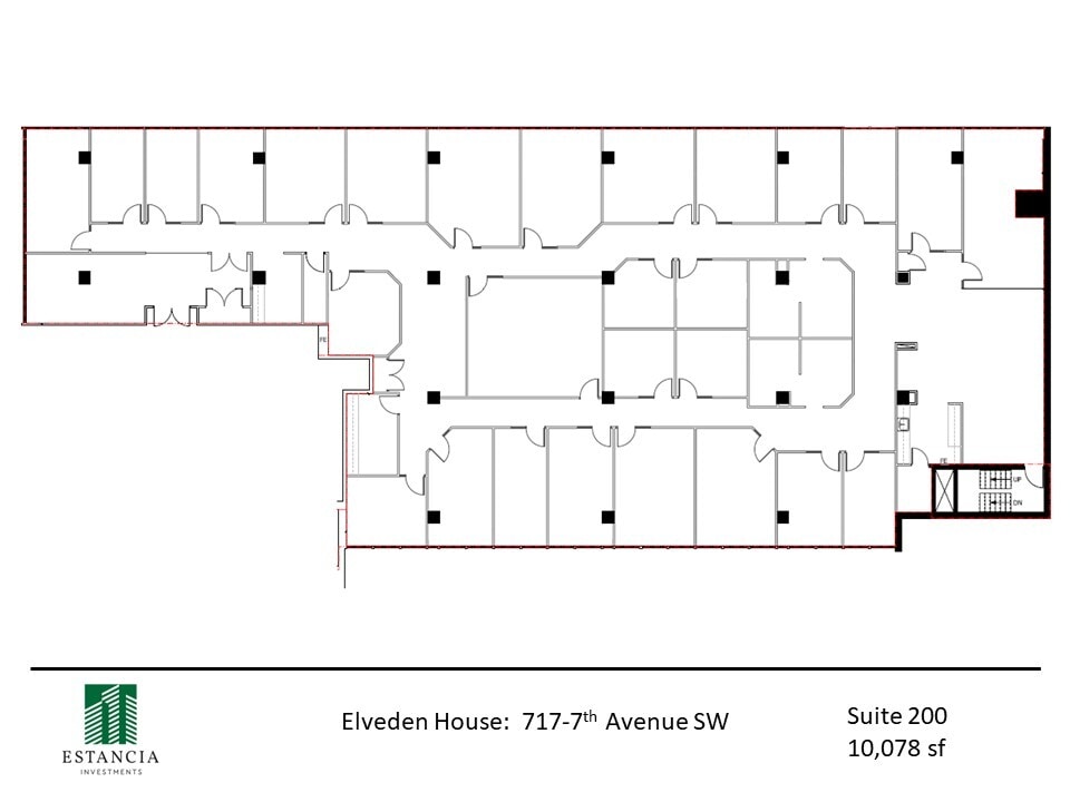 717 7th Ave SW, Calgary, AB for lease Floor Plan- Image 1 of 5