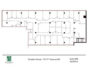 717 7th Ave SW, Calgary, AB for lease Floor Plan- Image 1 of 5