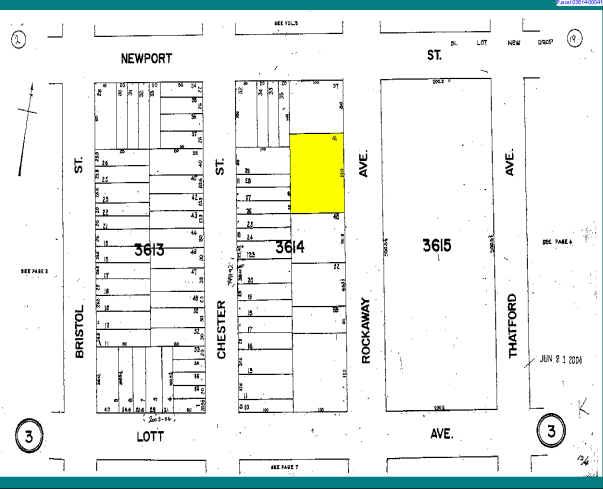 830-842 Rockaway Ave, Brooklyn, NY for lease - Plat Map - Image 2 of 3