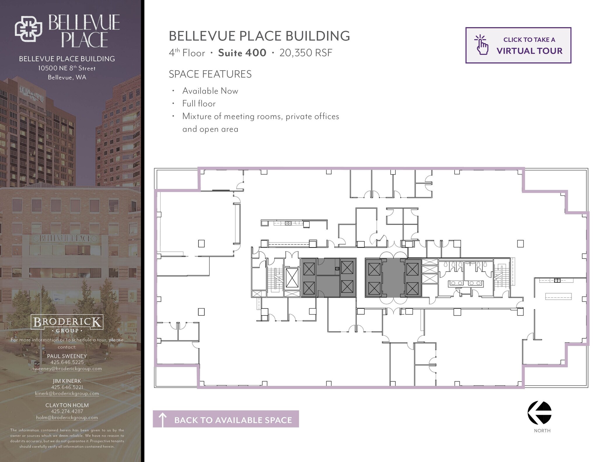 10500 NE 8th St, Bellevue, WA for lease Floor Plan- Image 1 of 1