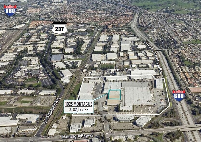 1001-1029 Montague Expy, Milpitas, CA for lease - Aerial - Image 1 of 1