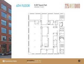 225 W Ohio St, Chicago, IL for lease Floor Plan- Image 1 of 2