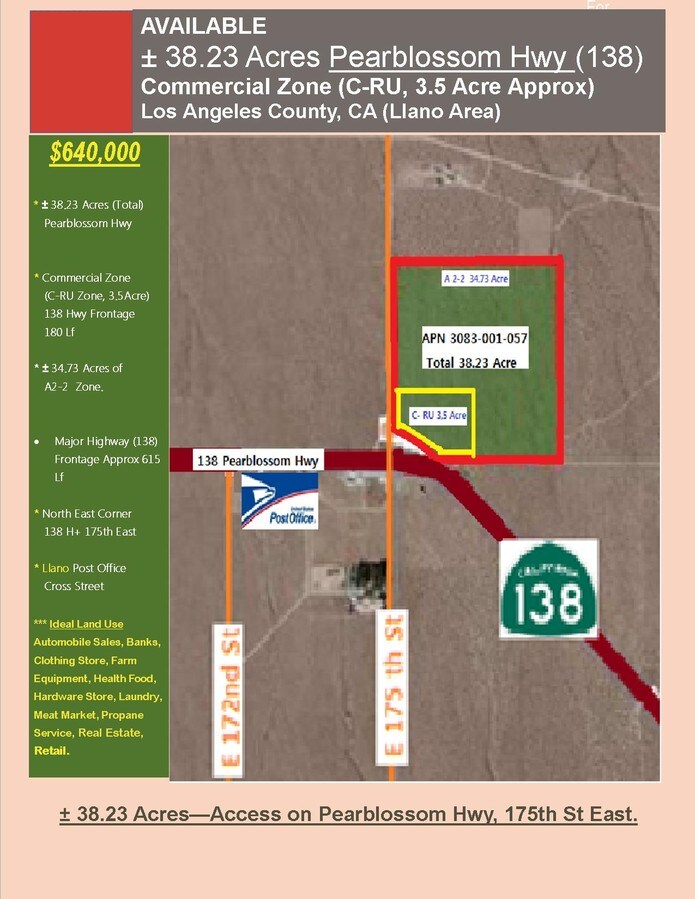 138 Hwy, Llano, CA 93544