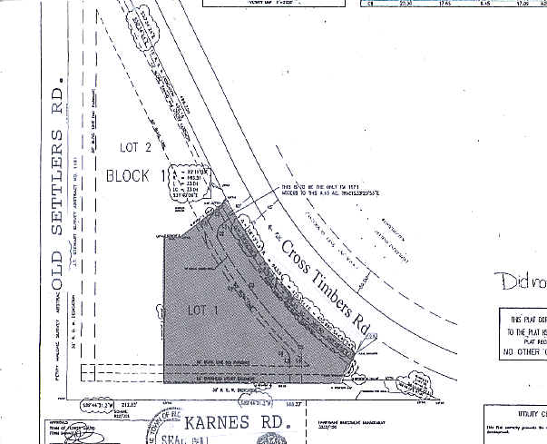 3131 Cross Timbers Rd, Flower Mound, TX for lease - Plat Map - Image 3 of 3