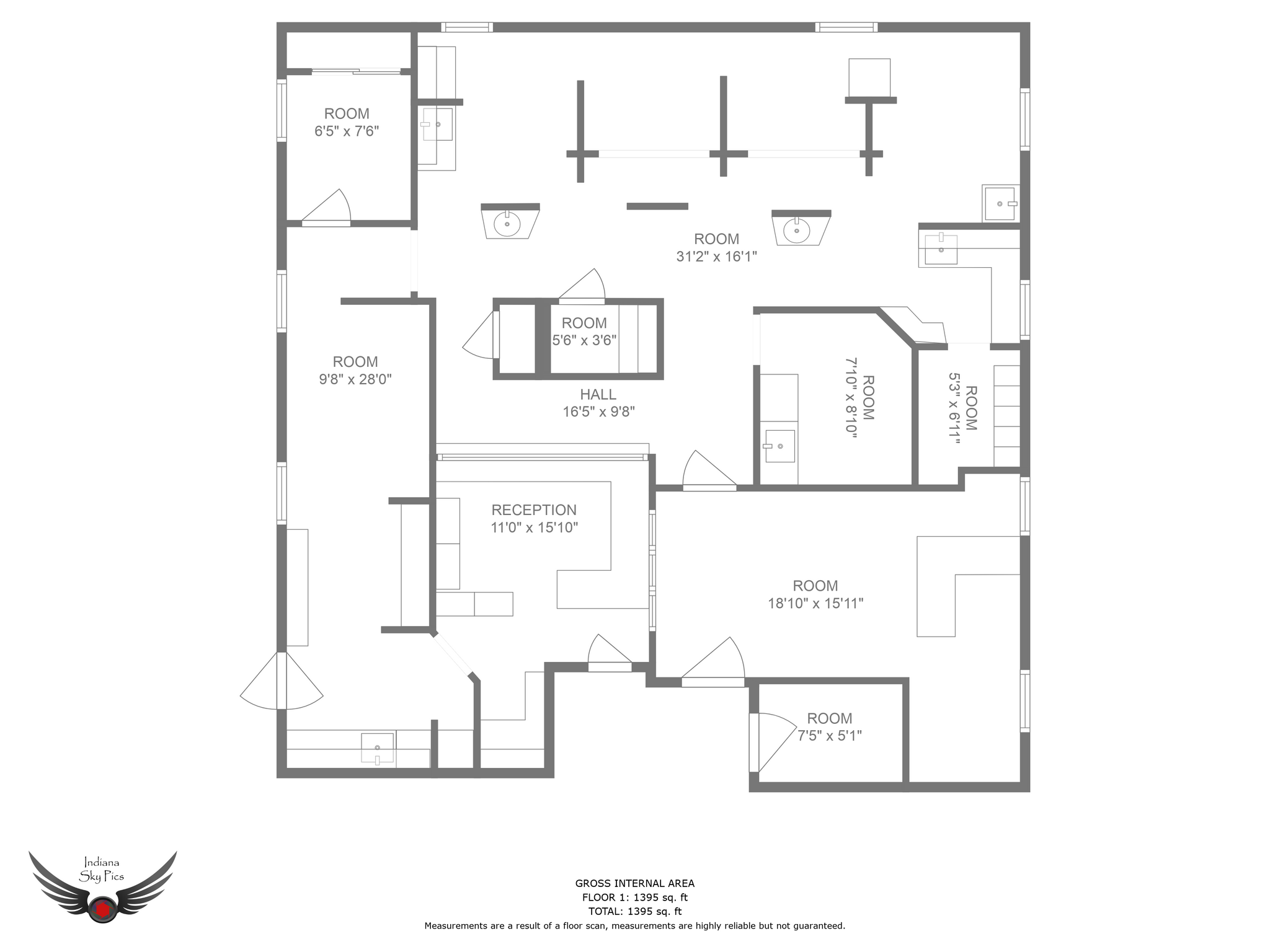 135 N Shortridge Rd, Indianapolis, IN for lease Floor Plan- Image 1 of 1