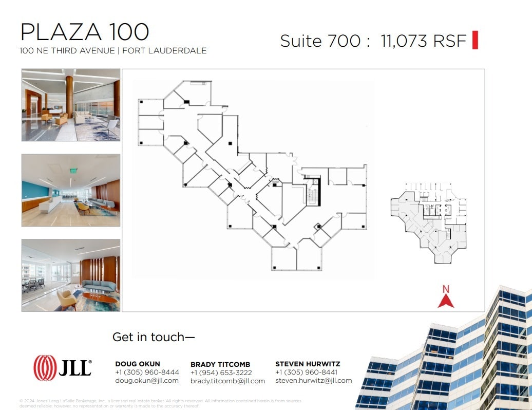 100 NE 3rd Ave, Fort Lauderdale, FL for lease Floor Plan- Image 1 of 1