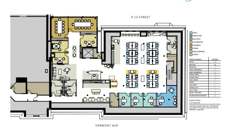 1923 Vermont Ave NW, Washington, DC for lease Floor Plan- Image 1 of 1