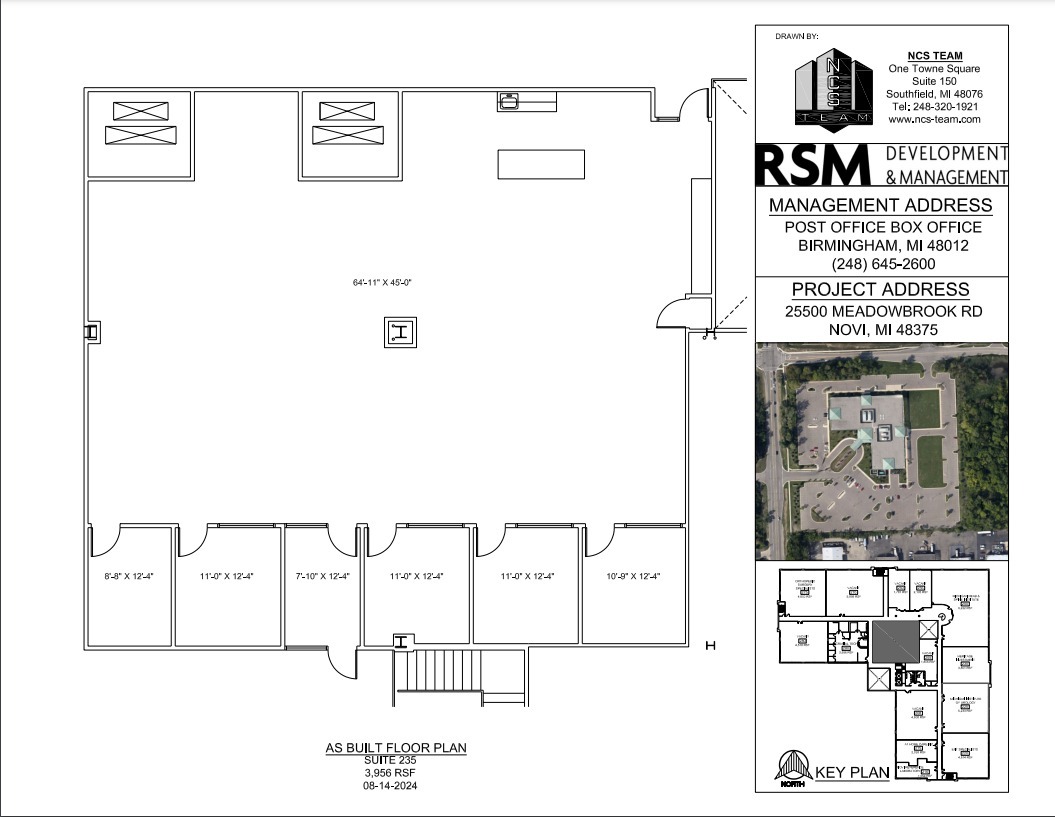 25500 Meadowbrook Rd, Novi, MI for lease Floor Plan- Image 1 of 1