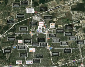 NWQ E Sam Houston Pkwy N & Wallisville Rd, Houston, TX - Aerial map view