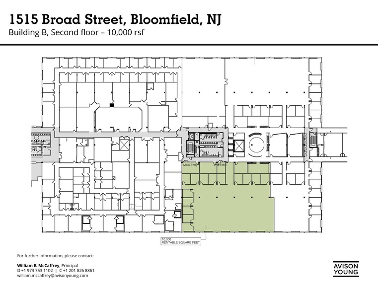 1515 Broad St, Bloomfield, NJ for lease - Floor Plan - Image 2 of 6