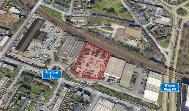 Pitsford St, Birmingham, WMD - aerial  map view