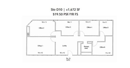 1819 E Southern Ave, Mesa, AZ for lease Floor Plan- Image 1 of 1