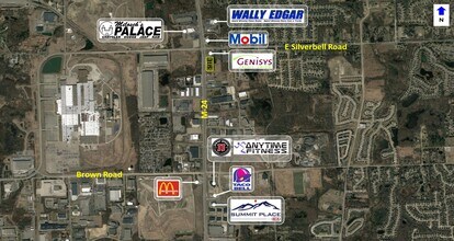 4117 S Lapeer Rd, Orion Township, MI - AERIAL  map view