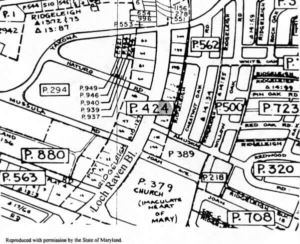 8517 Loch Raven Blvd, Towson, MD for sale - Plat Map - Image 1 of 1