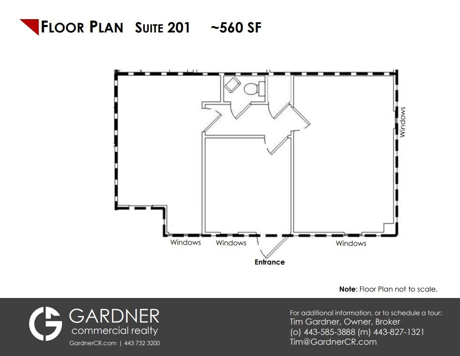1134 York Rd, Lutherville, MD for lease Floor Plan- Image 1 of 1