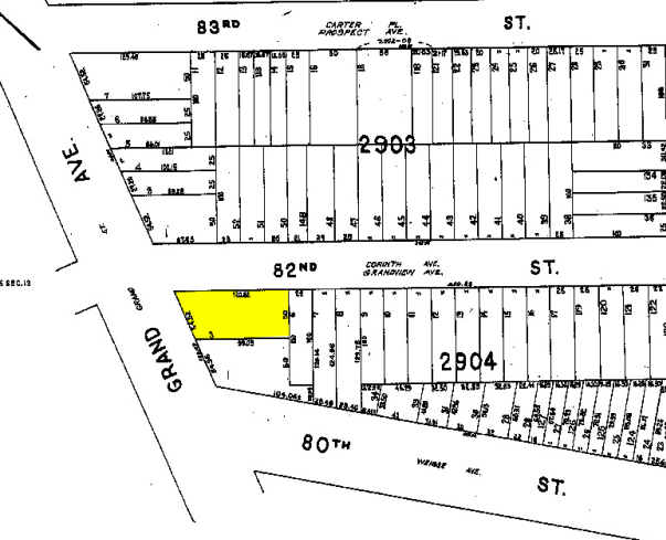 80-08 Grand Ave, Elmhurst, NY for lease - Plat Map - Image 3 of 8