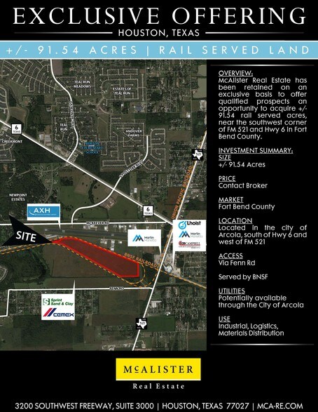 Fenn Rd, Arcola, TX for sale - Primary Photo - Image 1 of 1