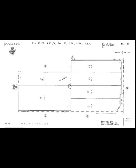 Palmdale Rd, Victorville, CA for sale - Plat Map - Image 2 of 2