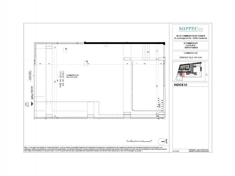 Retail in Fosses for sale - Floor Plan - Image 3 of 3