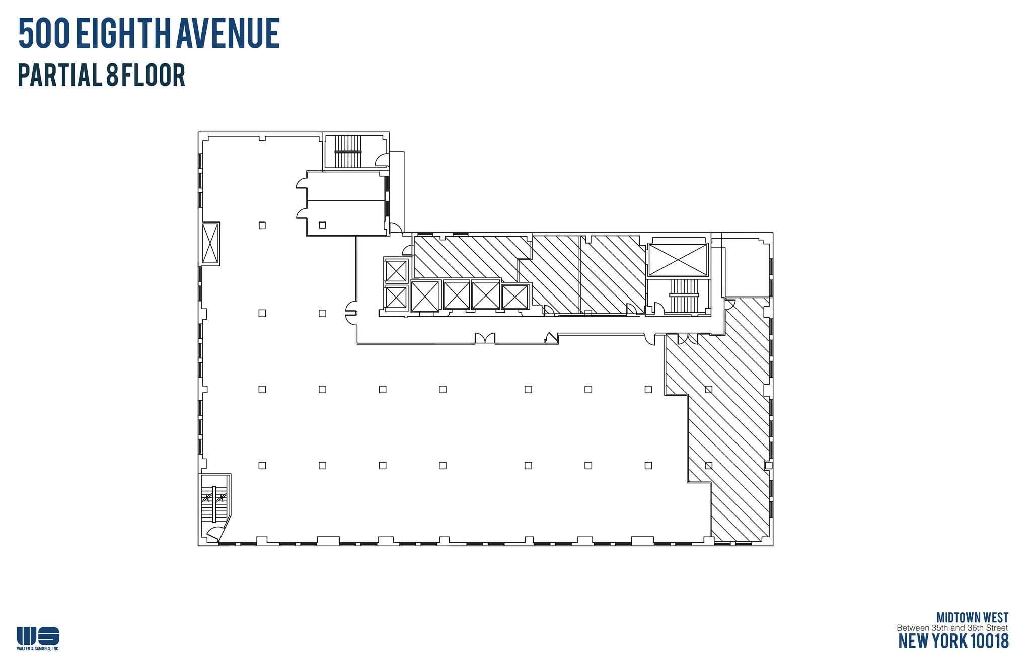 500 Eighth Ave, New York, NY for lease Floor Plan- Image 1 of 6