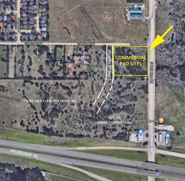 1441 Fish Creek, Grand Prairie, TX for sale - Aerial - Image 1 of 1