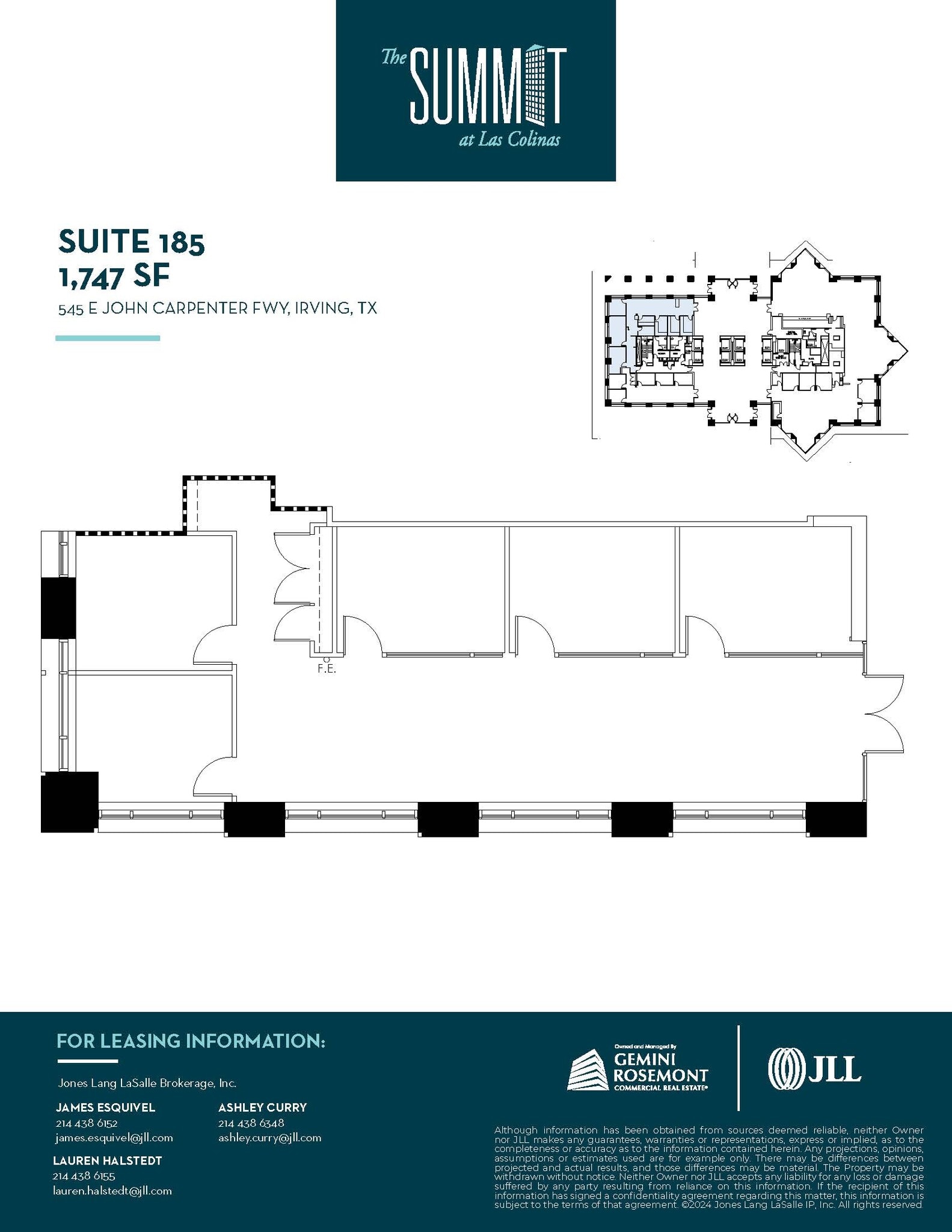 545 E John Carpenter Fwy, Irving, TX for lease Floor Plan- Image 1 of 1