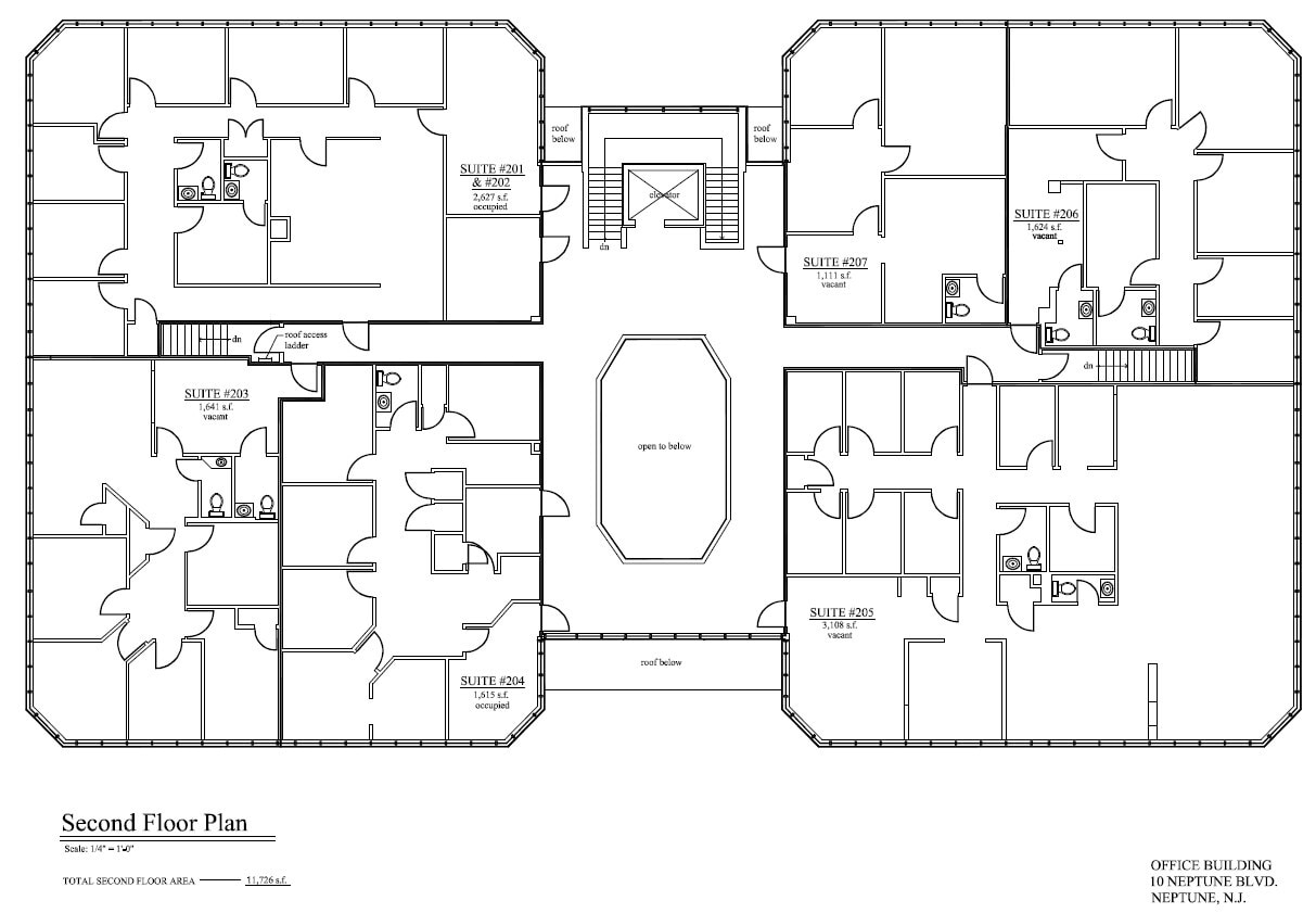 10 Neptune Blvd, Neptune, NJ for lease Floor Plan- Image 1 of 2