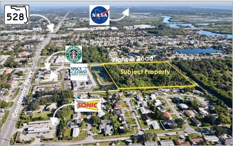 Corner of Pioneer Road & Lewis Carroll Ave., Merritt Island, FL for sale - Building Photo - Image 3 of 3